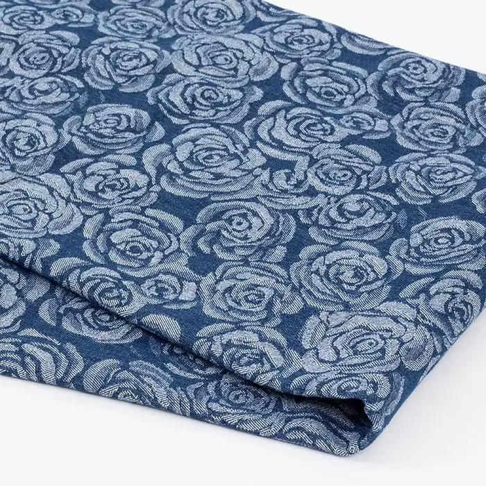 Tissu en Denim Rose Vintage 165x50cm, Jacquard délavé pour la couture de pantalons, vêtements, jupes, vestes, bagages, matériel de bricolage