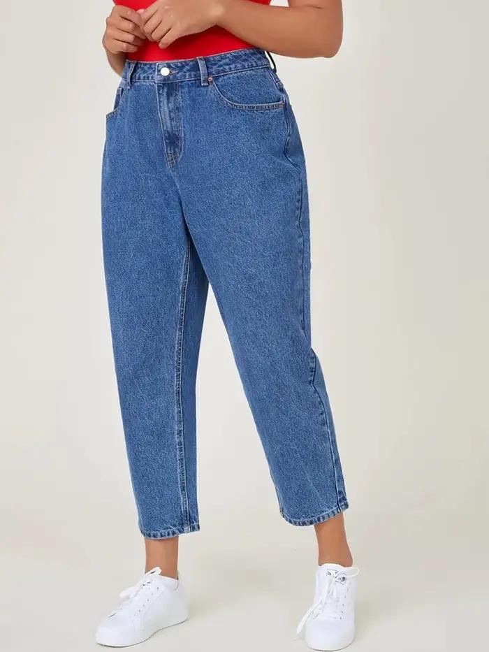 Jean taille haute en Denim élastique pour femme
