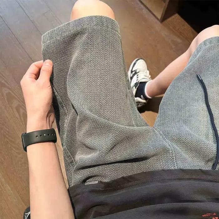 Shorts en jean bleu Bakorobaty, style streetwear, coupe droite, ample, pour hommes, shorts y2k vintage, jorts shorts, bermuda jeans masculin, shorts sport pour hommes, shorts pour hommes, shorts jeans homme, shorts baggy homme, shorts oversize homme, shorts de gym homme, shorts pour randonnée homme,