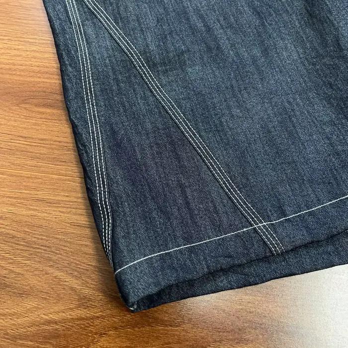 Shorts en jean décontractés et respirants Old Qianfeng Primary Color pour hommes – Coupe ample et polyvalente