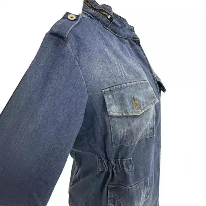 Haut en jean grande taille pour femme