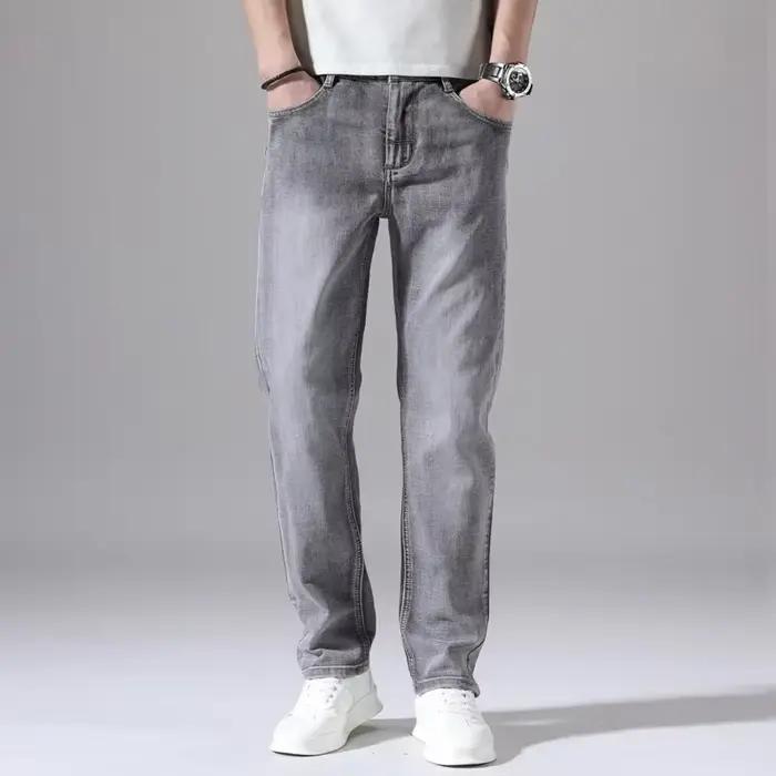 Jean en coton extensible pour hommes