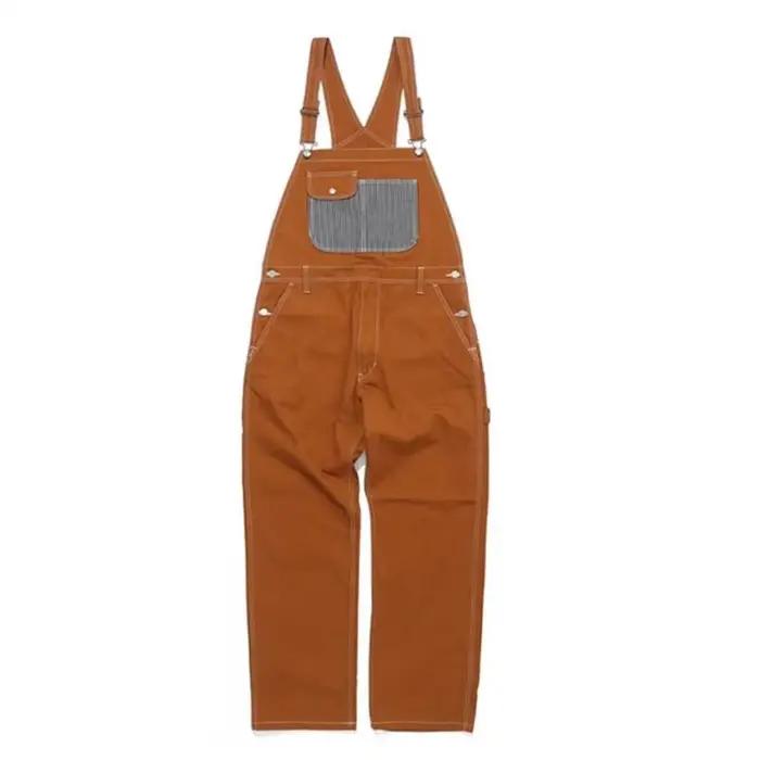Pantalon à bretelles Vintage américain pour hommes