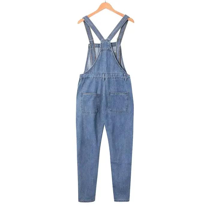 Combinaison en jean à poches pour hommes