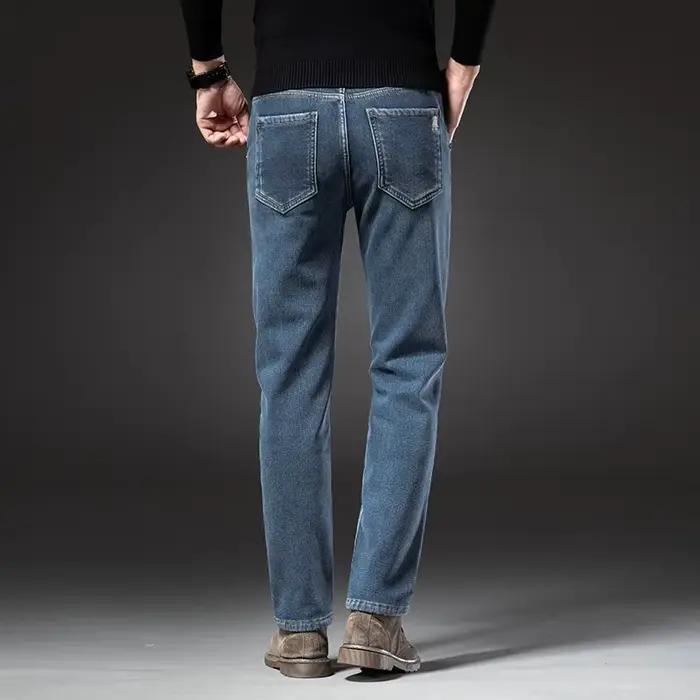 Jean épais en polaire pour hommes