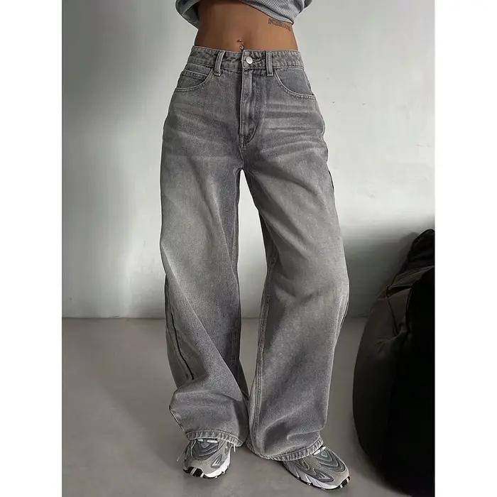 Jean à jambes larges pour femmes