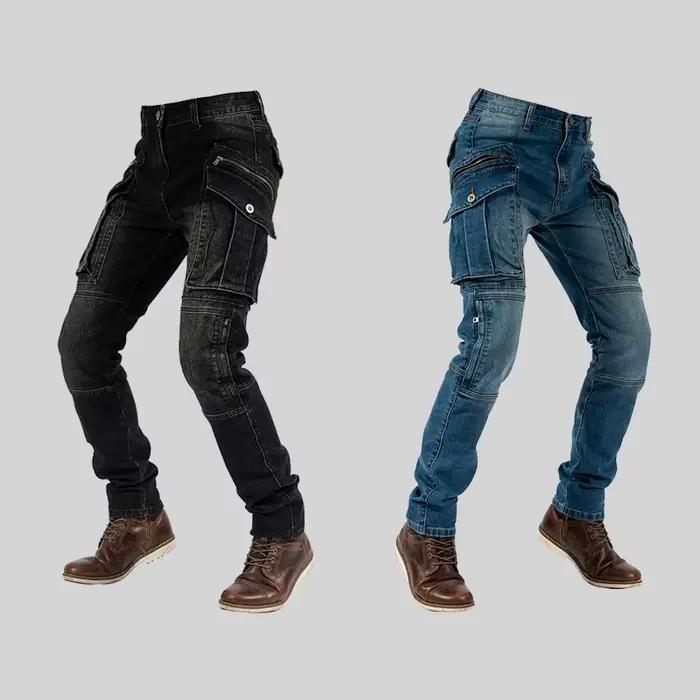 Pantalon de moto en jean pour homme et femme