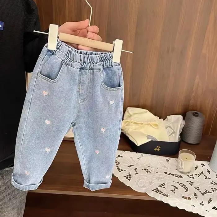 Jeans à Jambes Droites pour Enfant et Bébé