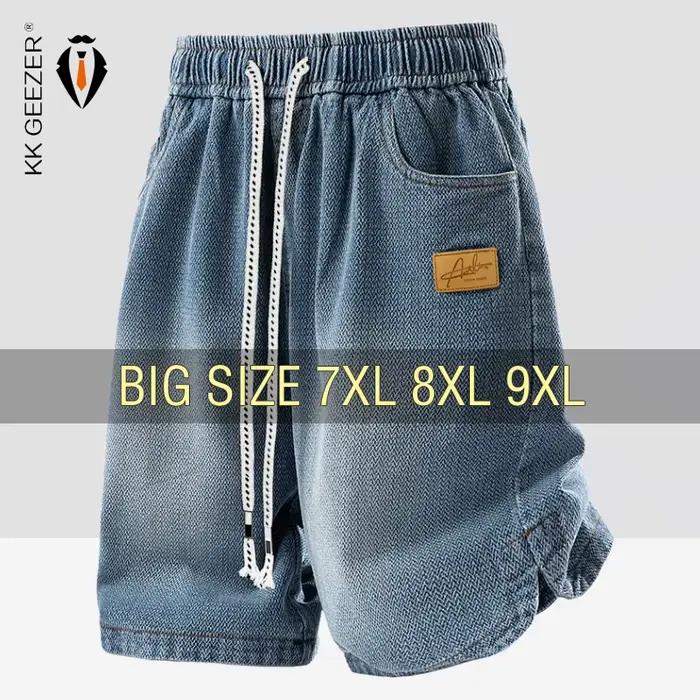 Shorts en jean grande taille pour hommes L-8XL