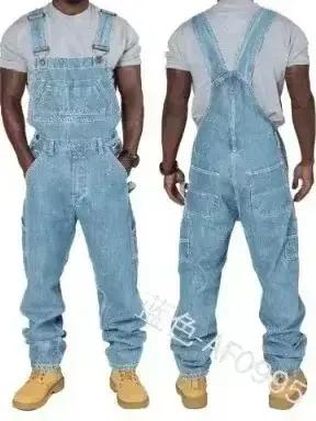 Hommes jean 2025 salopette