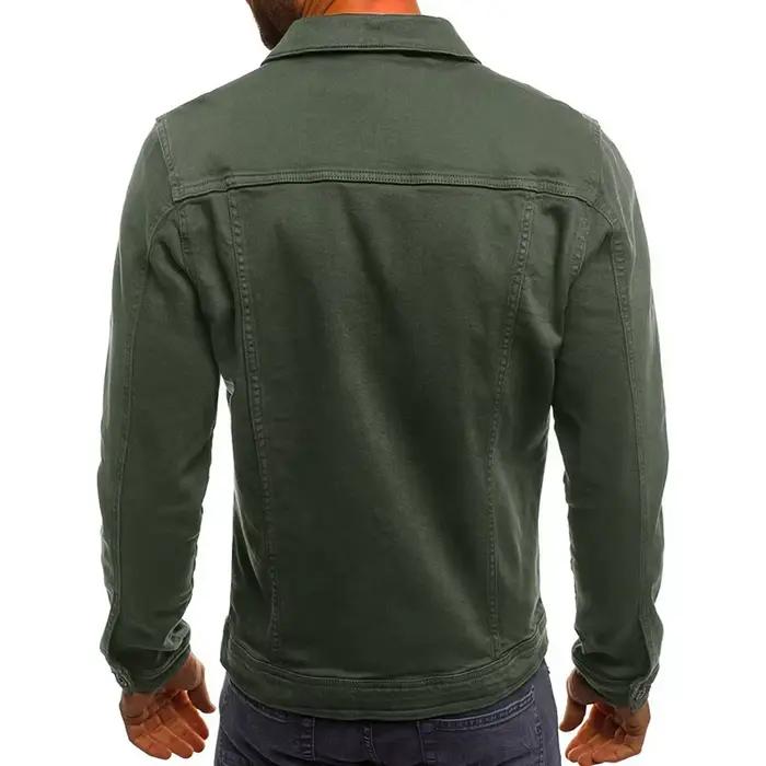Nouveaux hommes veste en jean affaires décontracté léger à manches longues chemise haute rue printemps automne vestes Biker manteau vêtements d'extérieur hauts