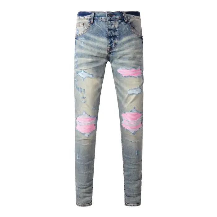 Jean slim bleu pour homme