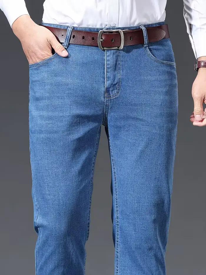 Jean droit fin pour homme