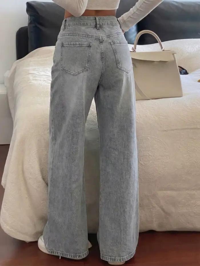 SOLORN Nouveau jean large