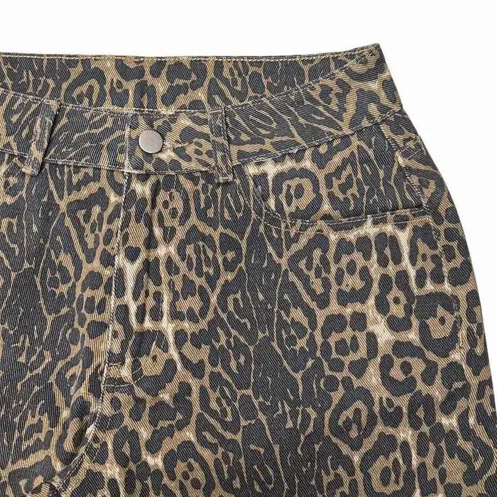 Pantalons en jean décontractés à jambes droites et amples pour filles