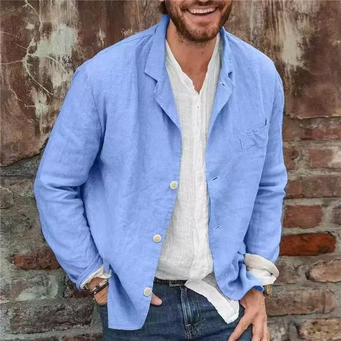 Veste pour homme, couleur unie