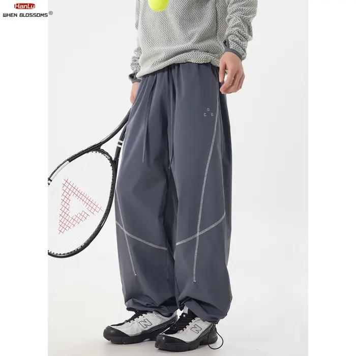 Pantalon cargo technique pour homme 2026 avec surpiqûres contrastées