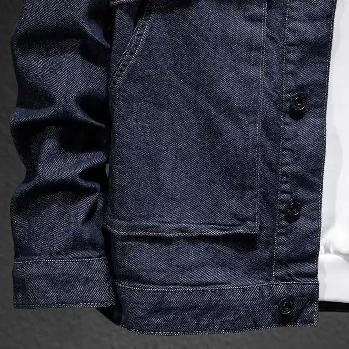 Veste de motard en jean délavé pour hommes, veste de motard masculine, mode automne, bas prix, style coréen, haute qualité, grande taille