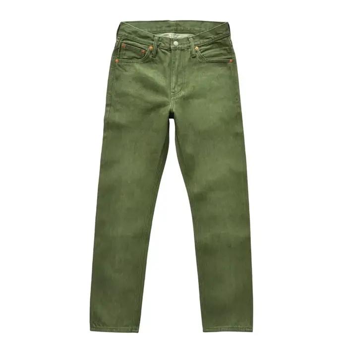 Ceaisszhan-Jean Denim Délavé Slim Fit pour Homme