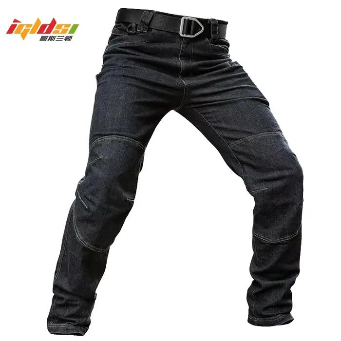 Pantalon en jean pour hommes automne militaire droit Denim tactique
