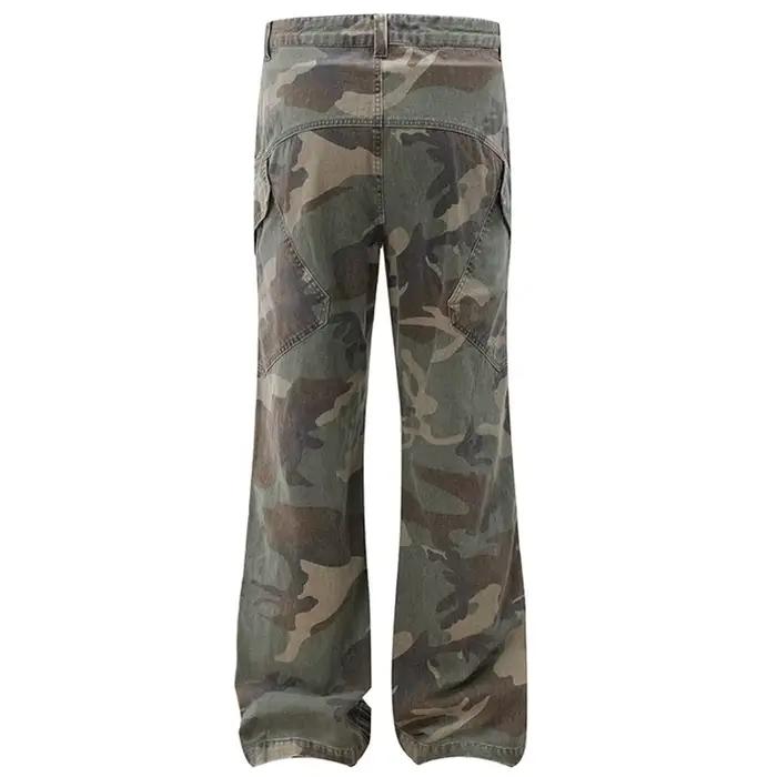 Salopette en denim multi-poches pour hommes