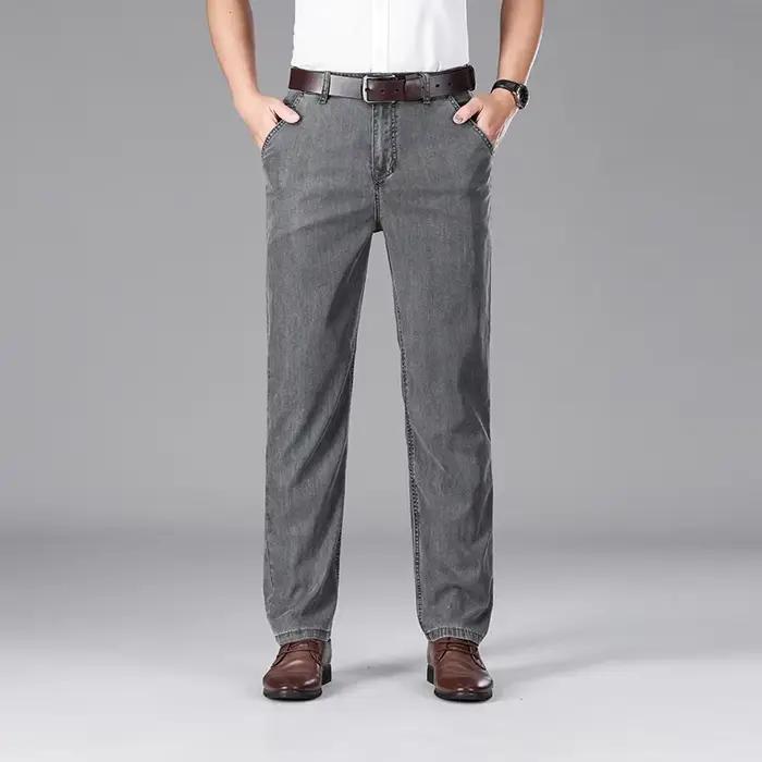 Jean Lyocell d'affaires pour hommes