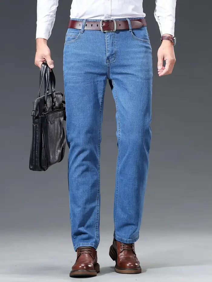Jean droit fin pour homme