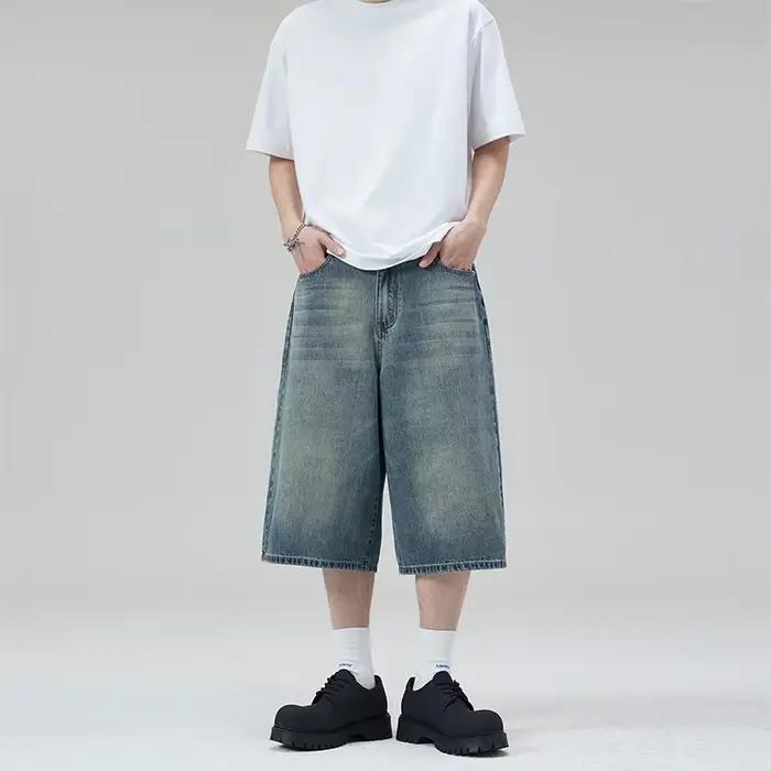 Jean décontracté ample et large pour homme