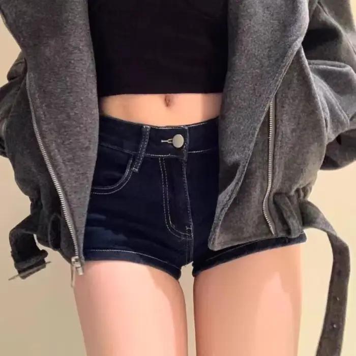 Short en jean décontracté femmes