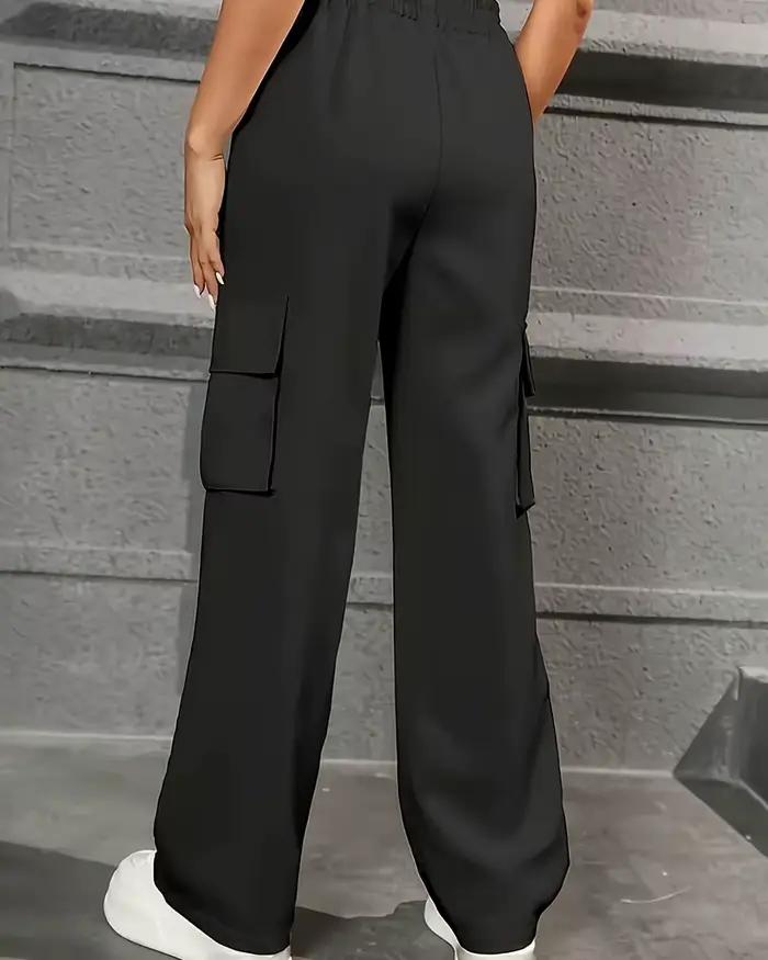 Taille élastique vêtements de travail à la mode pantalon