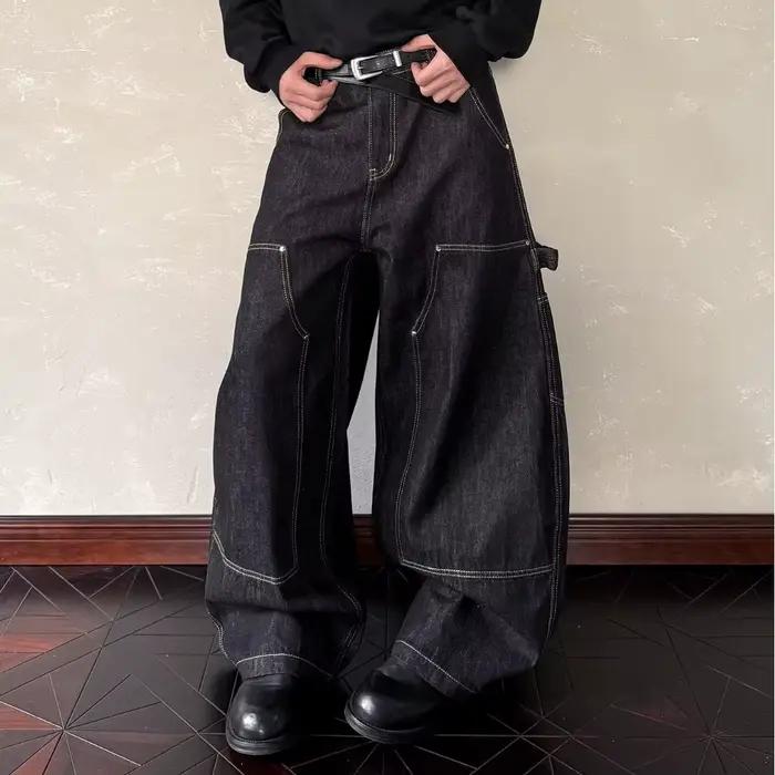 Jean décontracté coupe droite pour homme