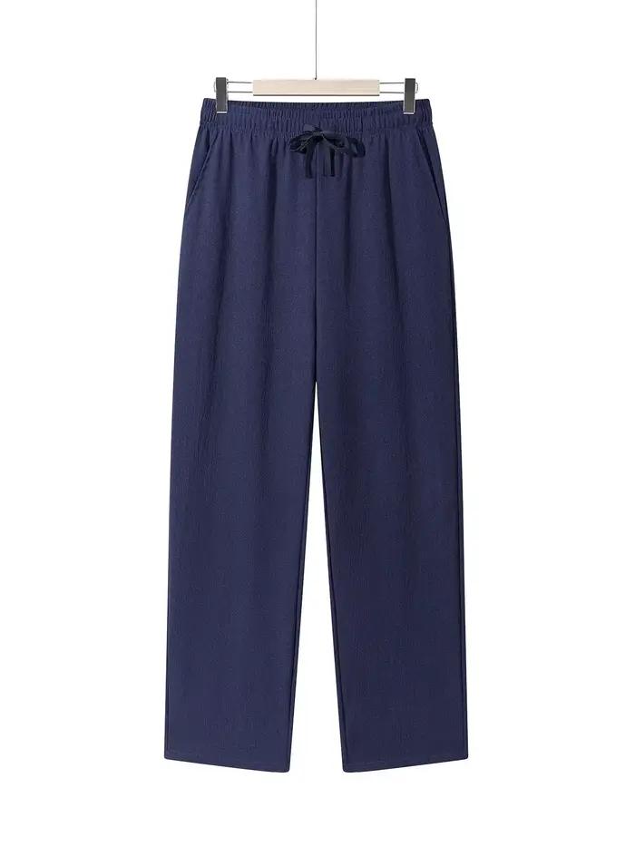 Pantalon droit décontracté pour hommes
