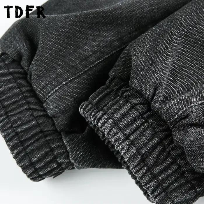 Veste en jean épissé pour hommes