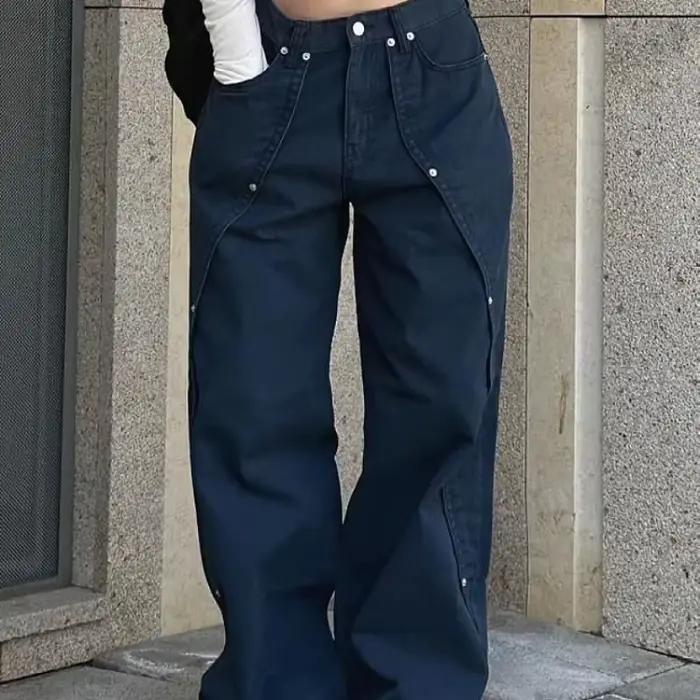 Jean pour femme Y2k, vêtements décontractés
