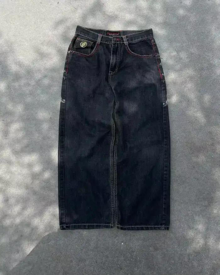 Jeans Siri-Jeans Hip-Hop Femme Décontracté Vintage Lavé Multicolore Pantalon à Jambes Larges Occasions Spéciales Nouvelle Collection