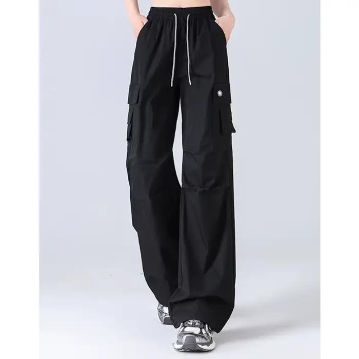 Pantalon Cargo élégant taille haute