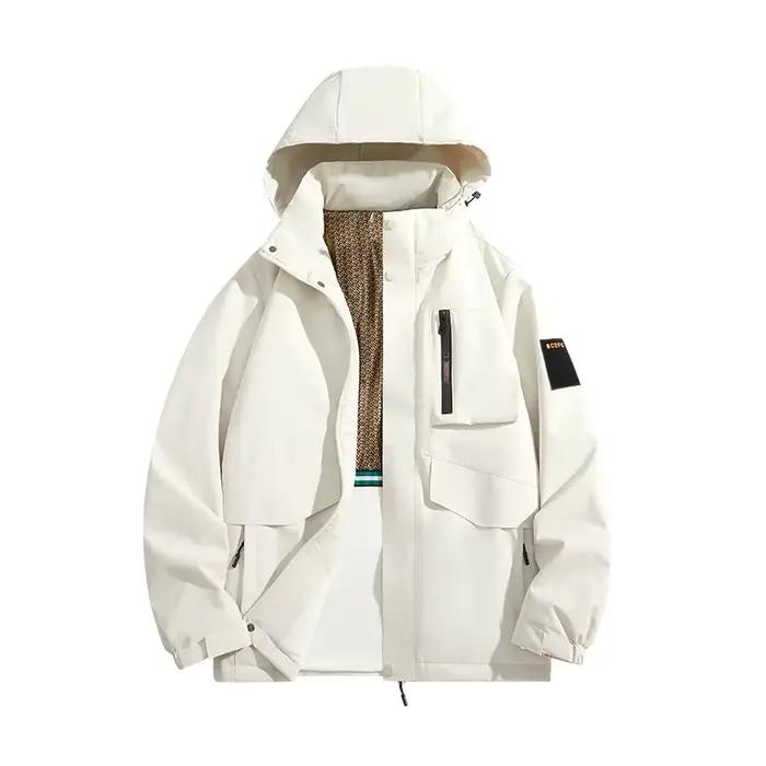 Veste d'extérieur imperméable et coupe-vent pour homme