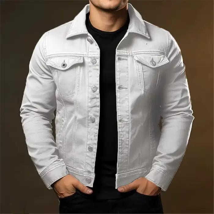 Veste en jean décontractée pour hommes