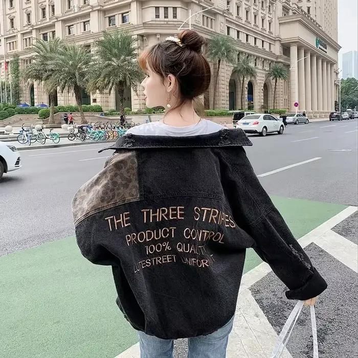Veste en jean pour femme