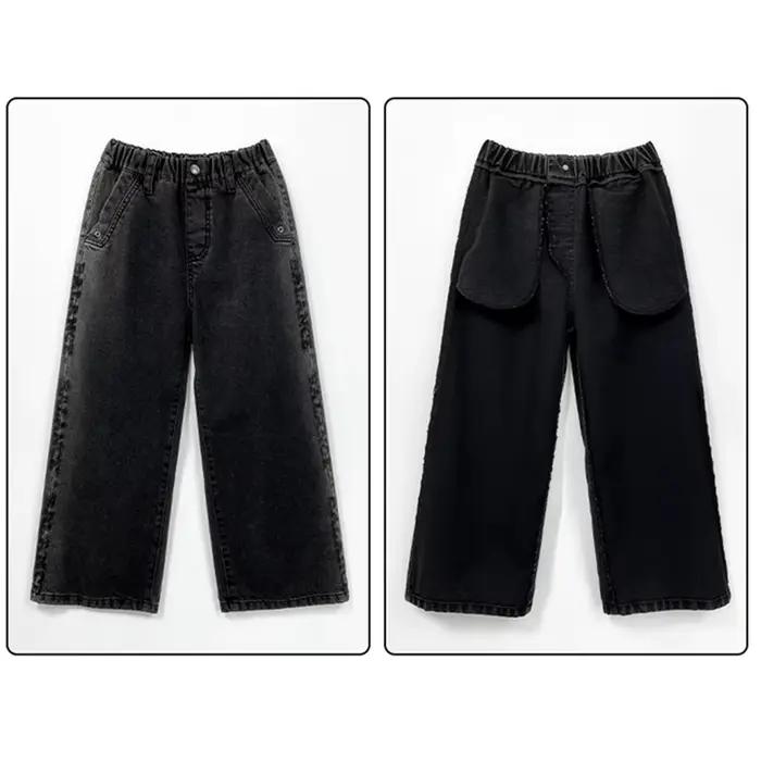 Jean taille haute pour enfants