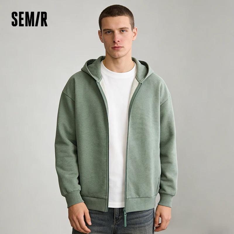 Veste Minimaliste Homme Semir Printemps Tricotée à Capuche Décontractée Extérieure Polyvalente Style